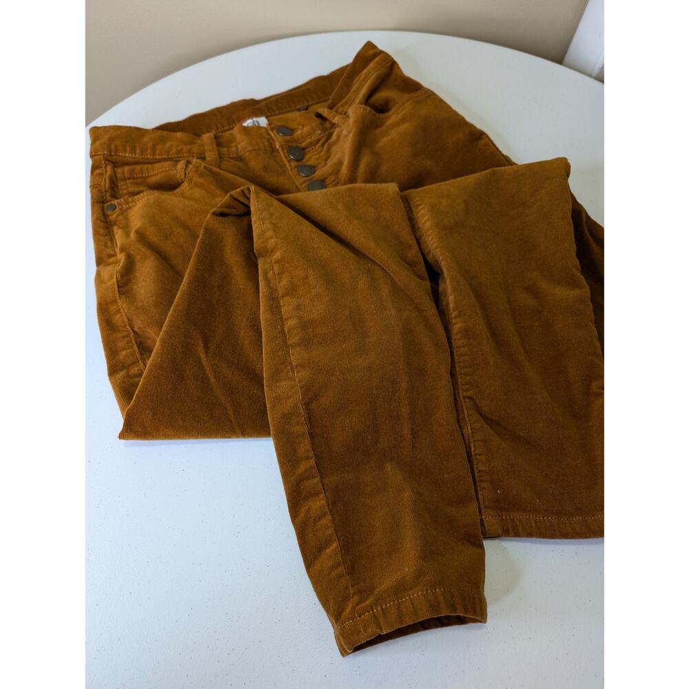 cabi corduroy button fly pants